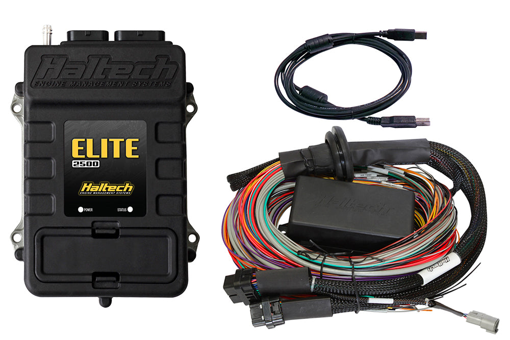 Elite 2500 + Premium Universal Wire-in Harness Kit Length: 2.5m (8')